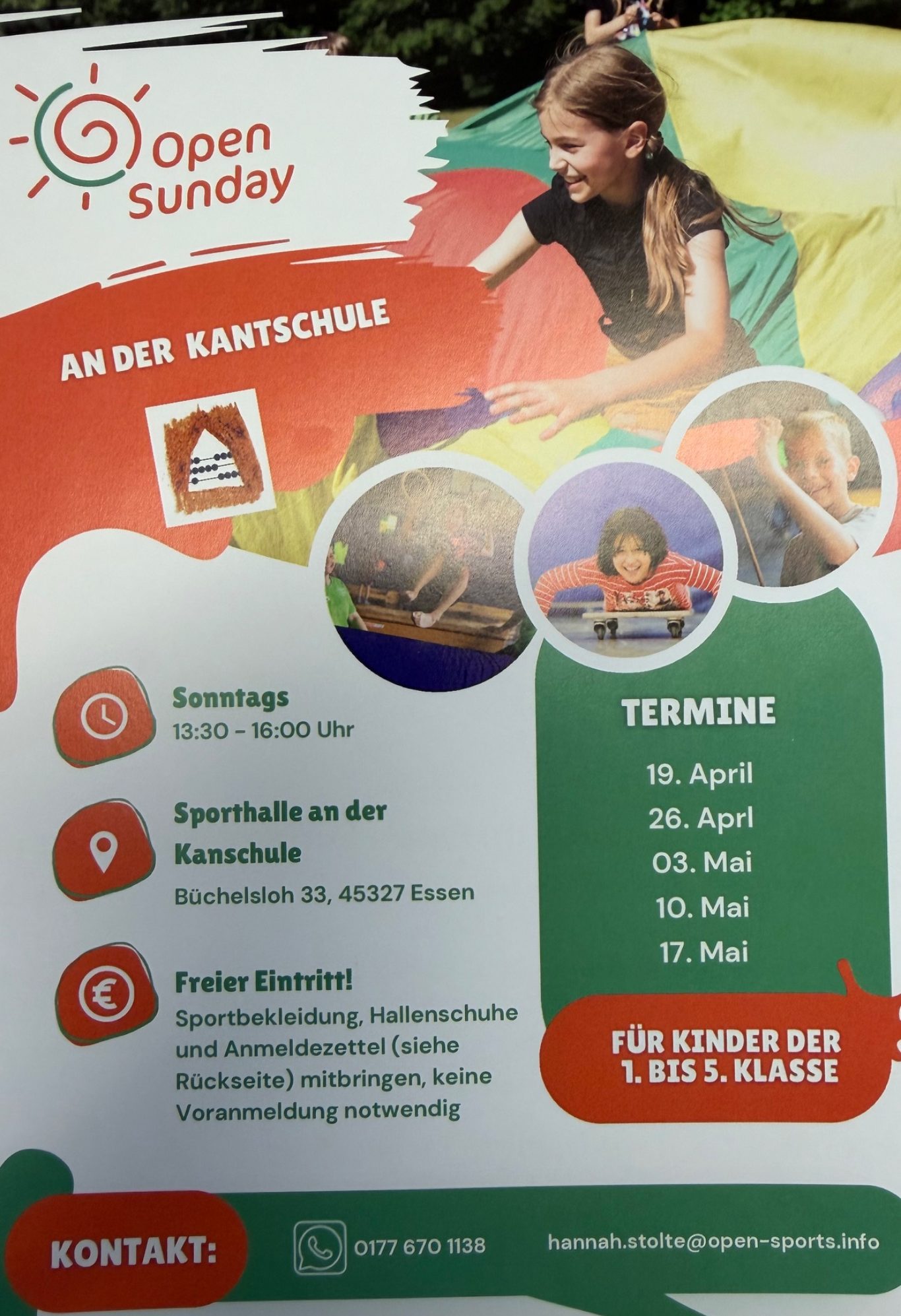 OpenSunday GGS Kantschule